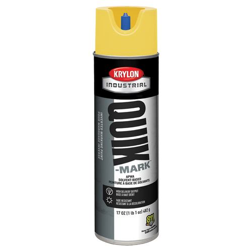 Peinture de marquage industrielle invers&eacute;e &agrave; base de solvant Quik-Mark, 17 oz, Canette a&eacute;rosol Distribution Industrielle GC