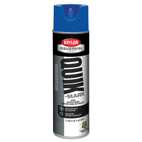 Industrial Quik-Mark Solvent-Based Inverted Marking Paint, 17 oz., Aerosol Can Distribution Industrielle GC