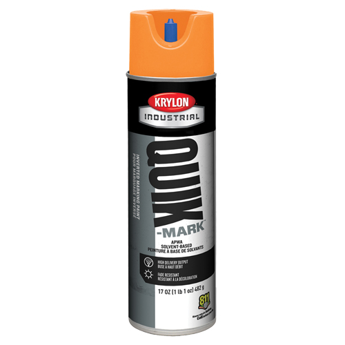 Peinture de marquage industrielle invers&eacute;e &agrave; base de solvant Quik-Mark, 17 oz, Canette a&eacute;rosol Distribution Industrielle GC