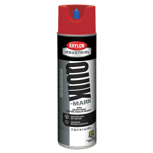 Peinture de marquage industrielle invers&eacute;e &agrave; base de solvant Quik-Mark, 17 oz, Canette a&eacute;rosol Distribution Industrielle GC