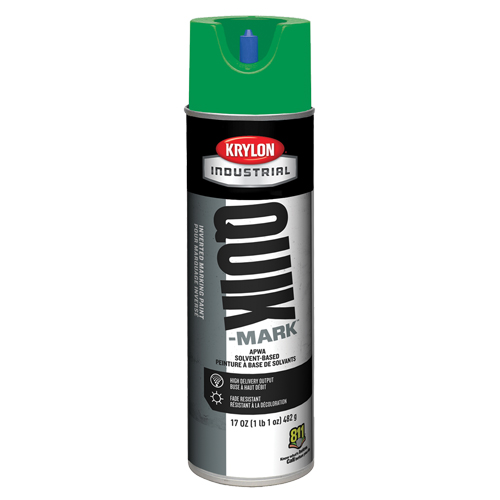 Peinture de marquage industrielle invers&eacute;e &agrave; base de solvant Quik-Mark, 17 oz, Canette a&eacute;rosol Distribution Industrielle GC