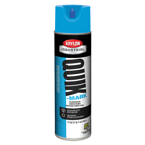 Peinture de marquage industrielle invers&eacute;e &agrave; base d'eau Quik-Mark, 17 oz, Canette a&eacute;rosol Distribution Industrielle GC