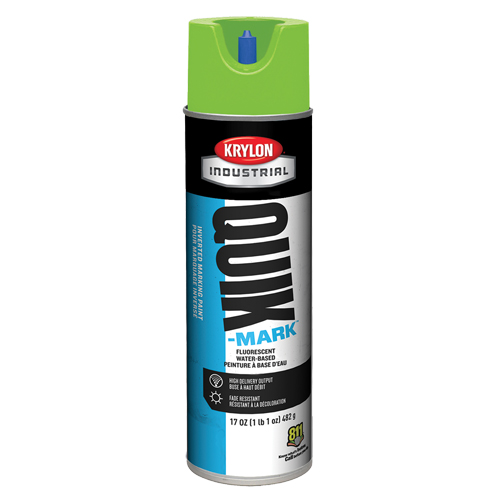 Peinture de marquage industrielle invers&eacute;e &agrave; base d'eau Quik-Mark, 17 oz, Canette a&eacute;rosol Distribution Industrielle GC