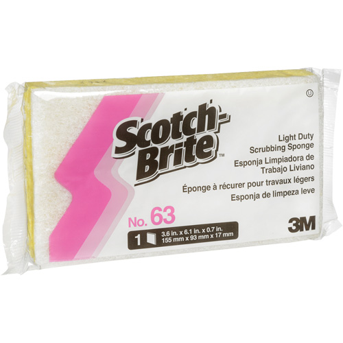 &eacute;ponge &agrave; r&eacute;curer pour les petits travaux Scotch-Brite, Cellulose/&agrave; r&eacute;curer, 3-1/2" la x 6" l Distribution Industrielle GC