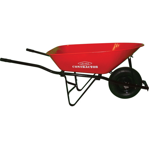Contractor Wheelbarrow, 6 cu. ft., Steel Tray Distribution Industrielle GC