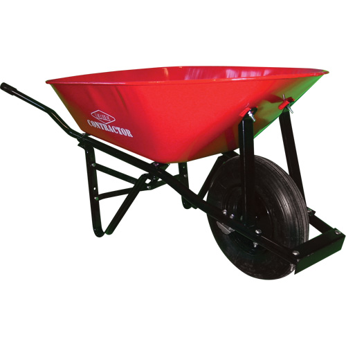 Contractor Wheelbarrow, 6 cu. ft., Steel Tray Distribution Industrielle GC