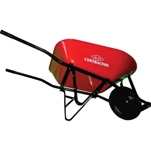 Contractor Wheelbarrow, 6 cu. ft., Steel Tray Distribution Industrielle GC