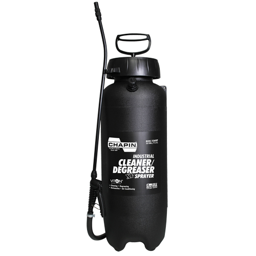 Vaporisateur industriel pour nettoyant & d&eacute;graissant Viton, 3 gal. (11,36 L), Plastique/Poly&eacute;thyl&egrave;ne, Lance de 18" Distribution Industrielle GC