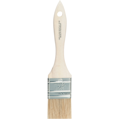 Chip Paint Brush, White China, Wood Handle, 1-1/2" Width Distribution Industrielle GC