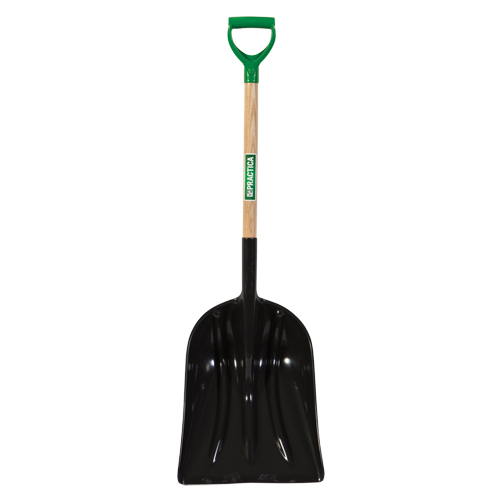Grain & Coal Scoop Shovel, Wood, Polypropylene Blade, D-Grip Handle, 30-1/4" Length Distribution Industrielle GC