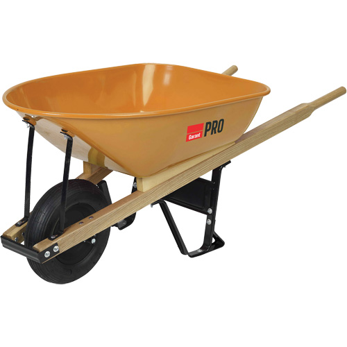Pro Heavy-Duty Wheelbarrow, 6 cu. ft., Steel Tray Distribution Industrielle GC