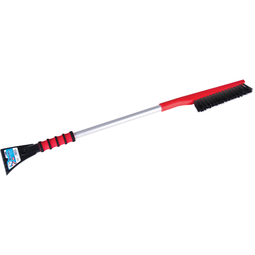 Brosses &agrave; neige tr&egrave;s longues, lame Nylon poly&eacute;thyl&egrave;ne, 35" Longueur, Rouge Distribution Industrielle GC