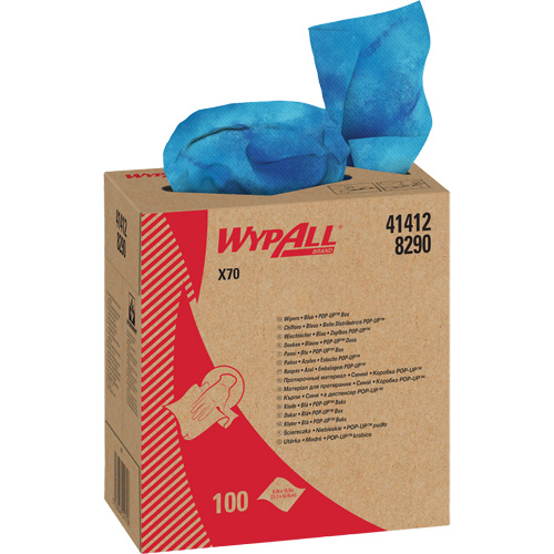 WypAll&reg; X70 Premium Industrial Cloths, Heavy-Duty, 16-4/5" L x 8-1/3" W Distribution Industrielle GC