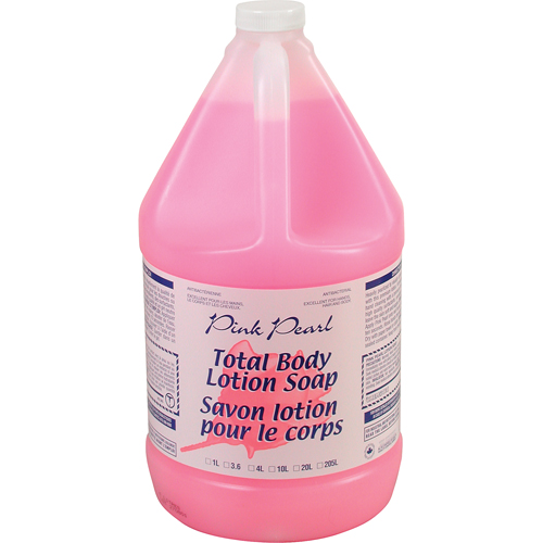 Pink Pearl Total Body Lotion Soap, Liquid, 4 L, Scented Distribution Industrielle GC
