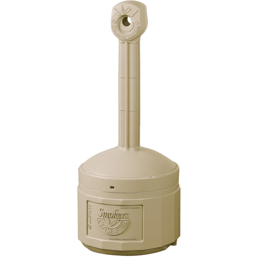 Cendriers Smoker's Cease-Fire, Sur pied, Plastique, Capacit&eacute; 1 gal. US, Hauteur 30" Distribution Industrielle GC
