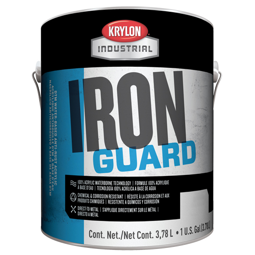 &eacute;mail industriel &agrave; base d'eau Iron Guard, Gallon, Noir Distribution Industrielle GC