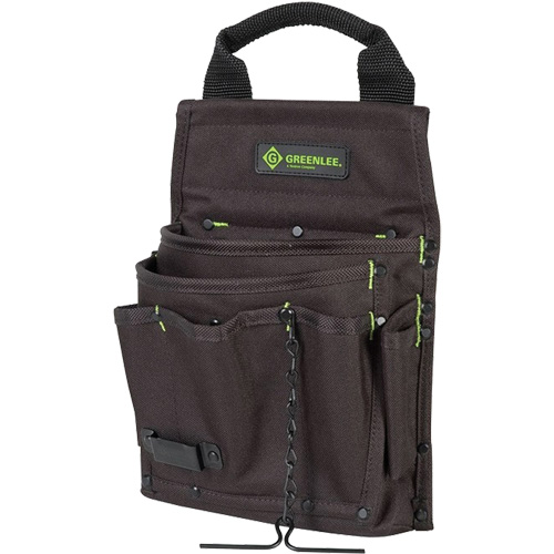 Sac &agrave; outils, Nylon, 7 pochettes, Noir Distribution Industrielle GC
