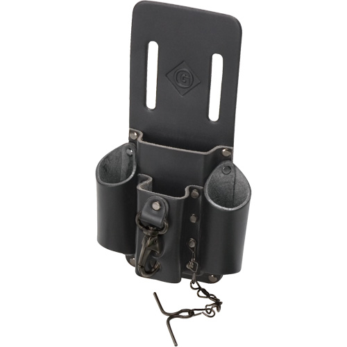 Tool Belt Pouch, Multiple Tool Holder, Leather, 4 Pockets Distribution Industrielle GC