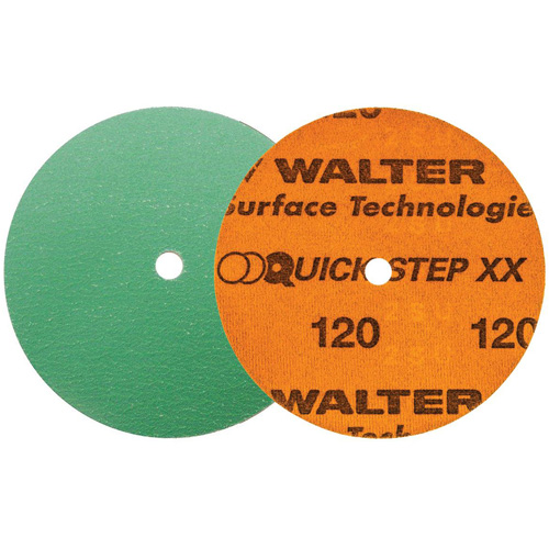 Quick-Step XX Sanding Disc, 5" Dia., 120 Grit, Ceramic Distribution Industrielle GC