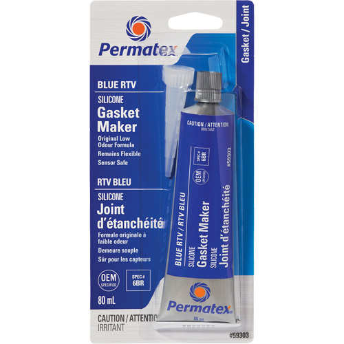 RTV Gasket Maker, Tube, Blue Distribution Industrielle GC