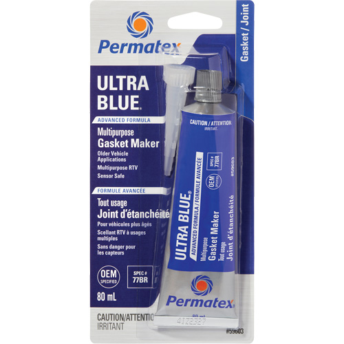 Compos&eacute; &agrave; joints Ultra Blue, 80 ml, Tube, Bleu Distribution Industrielle GC