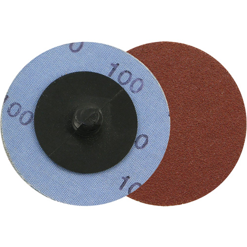 Disque de ponçage &agrave; support en tissu, 2" dia., Grain A180, Oxyde d'aluminium Distribution Industrielle GC