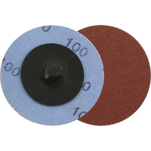 Disque de ponçage &agrave; support en tissu, 3" dia., Grain A80, Oxyde d'aluminium Distribution Industrielle GC