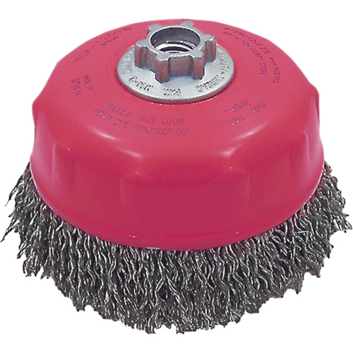 MAXI-CRIMPED Premium Crimped Wire Cup Brush Distribution Industrielle GC
