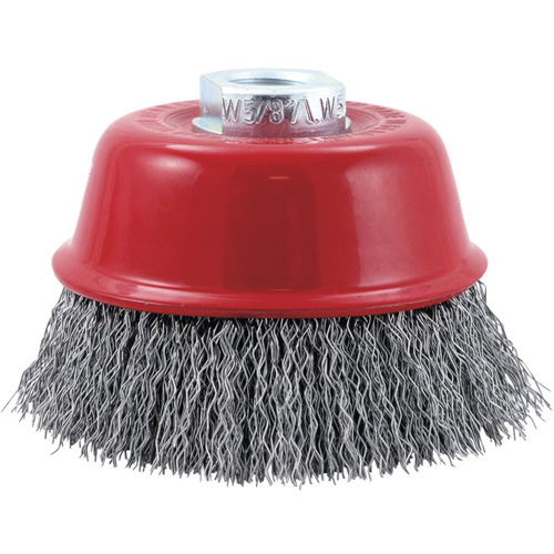 Brosse-boisseau &agrave; fils cr&ecirc;p&eacute;s, 3-1/4", Fils 0,014" Distribution Industrielle GC