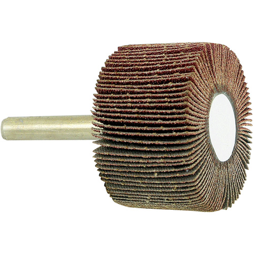 Shaft Mounted Flapwheel, 80 Grit, 1-1/2" x 1" x 1/4" Distribution Industrielle GC