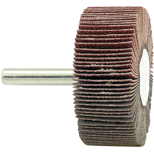 Shaft Mounted Flapwheel, 80 Grit, 2" x 3/4" x 1/4" Distribution Industrielle GC