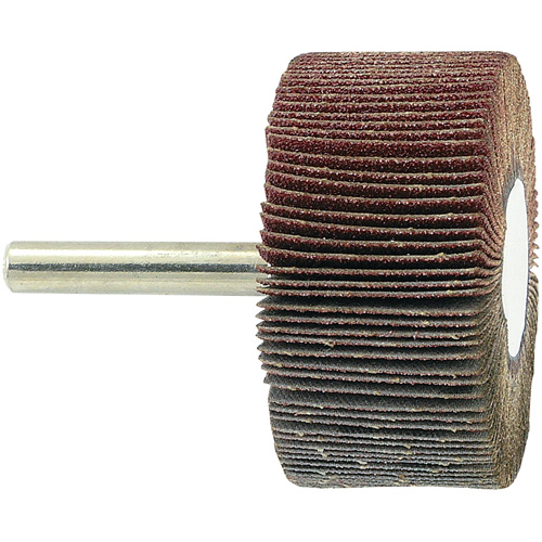 Shaft Mounted Flapwheel, 80 Grit, 2" x 1" x 1/4" Distribution Industrielle GC