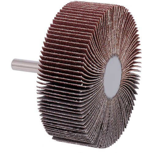 Shaft-Mounted Flap Wheel, 60 Grit, 3" x 1" x 1/4" Distribution Industrielle GC