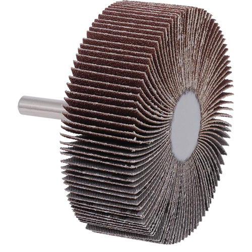 Shaft Mounted Flapwheel, A120 Grit, 3" x 1" x 1/4" Distribution Industrielle GC