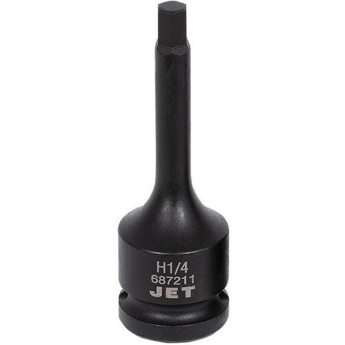 Impact Bit Socket, Hex, 1/4" x 3" L, 1/2" Drive Distribution Industrielle GC