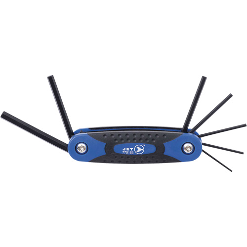 JFHK-7M Folding Hex Key Set, 7 Pcs., Metric Distribution Industrielle GC