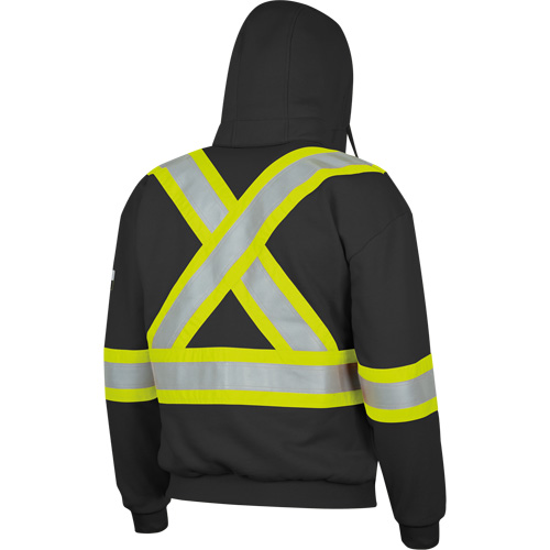 337SF Capuche &agrave; fermeture &eacute;clair ignifug&eacute;e, Hommes, Petit, Noir, 22 cal/cm² Distribution Industrielle GC