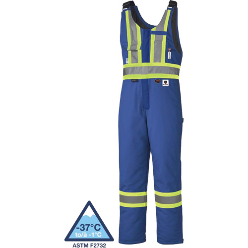 5524A High-Visibility Flame-Resistant Quilted Safety Coveralls, 2X-Large, Royal Blue Distribution Industrielle GC