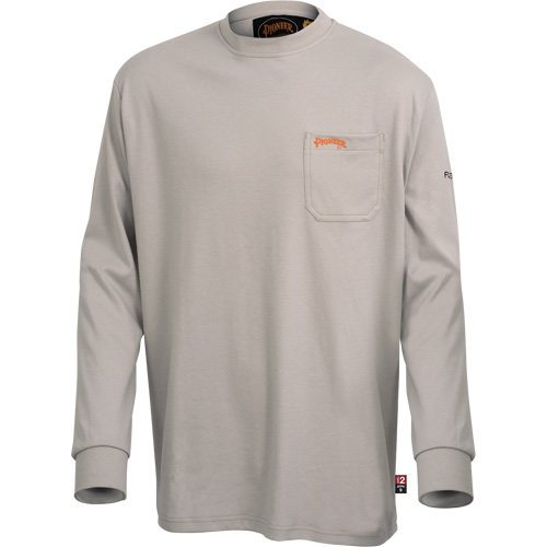 333 Flame-Resistant Long-Sleeved Cotton Shirt, 2X-Large, Grey Distribution Industrielle GC