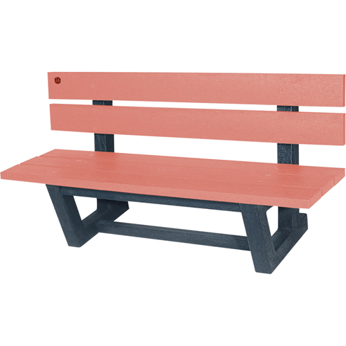 Bancs de parc d'ext&eacute;rieur, Plastique recycl&eacute;, 72" lo x 23-3/16" la x 29-13/16" h, S&eacute;quoia Distribution Industrielle GC