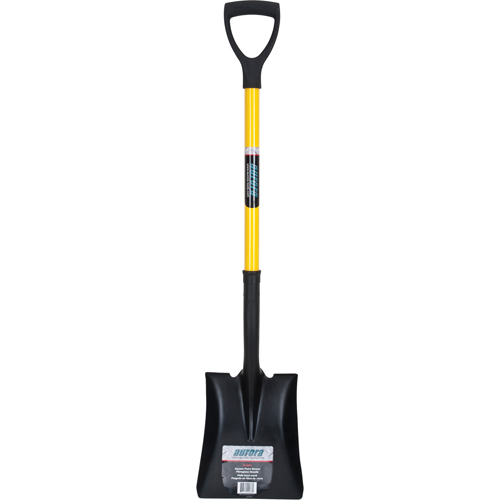 Square Point Shovel, Fibreglass, Tempered Steel Blade, D-Grip Handle, 32-1/2" Long Distribution Industrielle GC