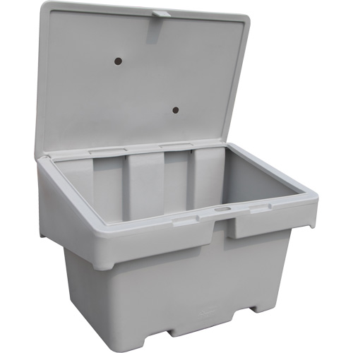 Contenants pour sel & sable SOS, 48" x 33" x 34", 18,5 pi³, Gris Distribution Industrielle GC