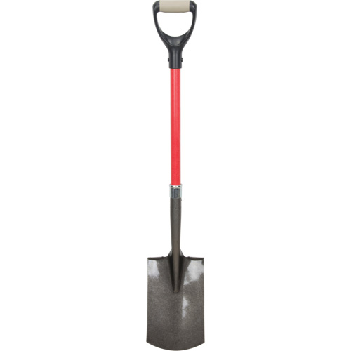 Heavy-Duty Shovels, Fibreglass, Carbon Steel Blade, D-Grip Handle, 30-1/2" Long Distribution Industrielle GC
