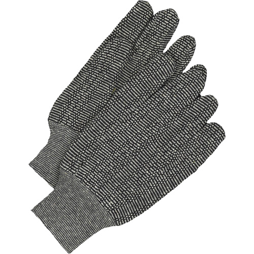Gants en jersey classiques, Taille unique, Poivre et sel, Non doubl&eacute;, Poignet en tricot Distribution Industrielle GC