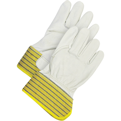 Gants d'ajusteur classiques, Grand, Paume en Cuir fleur de vache, Doublure en Molleton Distribution Industrielle GC