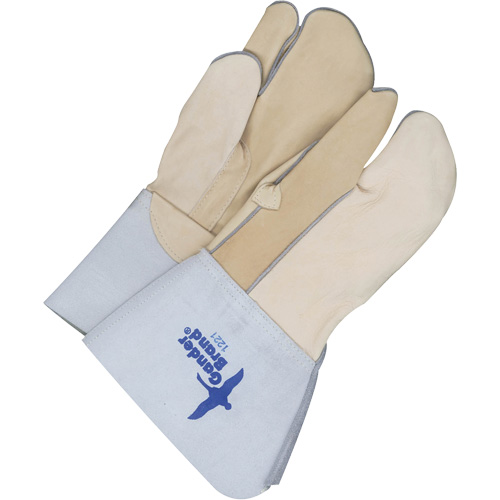 One-Finger Leather Mitts, Grain Cowhide, Size 11 Distribution Industrielle GC