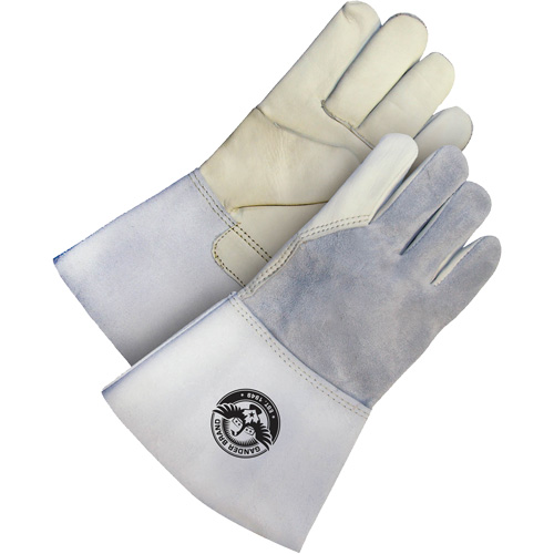 Gander Brand Utility Grain Leather Welder Gloves, Grain Cowhide, Size Large Distribution Industrielle GC