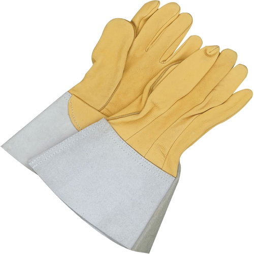 Gander Brand Reverse Grain TIG Welder Gloves, Grain Deerskin, Size 10 Distribution Industrielle GC