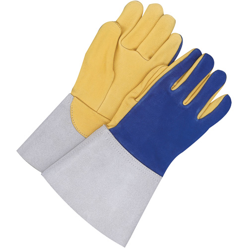 TIG Welder Gloves with 5.5" Cuff, Grain Deerskin, Size 10 Distribution Industrielle GC