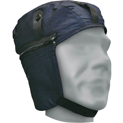 Doublure classique pour casque avec rallonge pour oreilles, Doublure en Molleton/Coton, Taille unique Distribution Industrielle GC